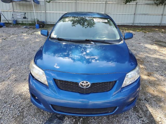 2T1BU40EX9C036491 - 2009 TOYOTA COROLLA BASE BLUE photo 5