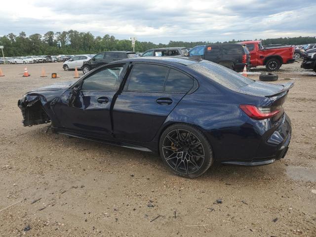 WBS43AY00NFM14007 - 2022 BMW M3 COMPETITION BLUE photo 2