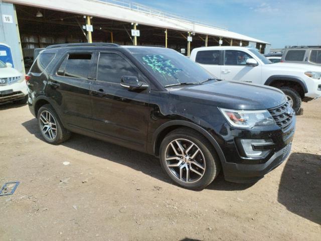 1FM5K8GT1HGC31261 - 2017 FORD EXPLORER SPORT BLACK photo 4