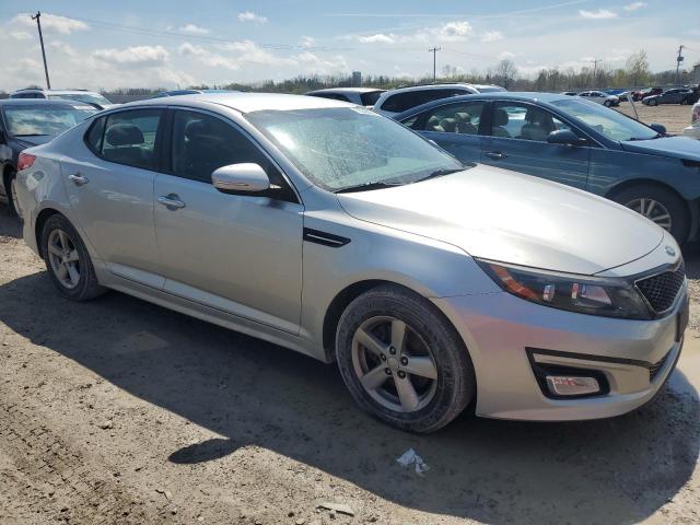 5XXGM4A76FG403347 - 2015 KIA OPTIMA LX SILVER photo 4