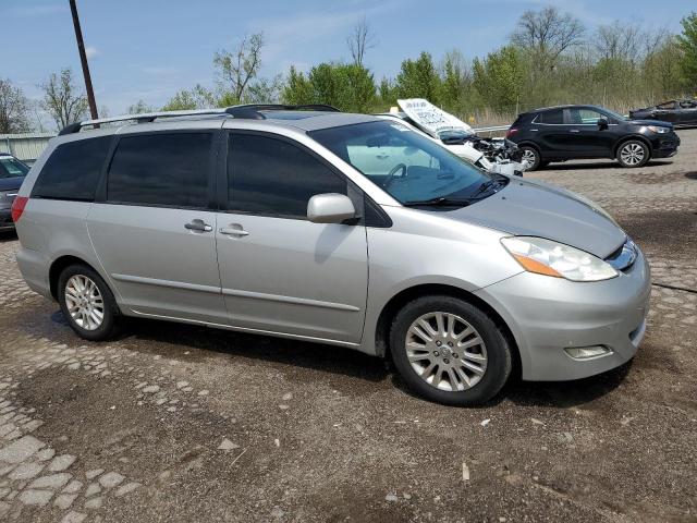 5TDZK22C98S222193 - 2008 TOYOTA SIENNA XLE SILVER photo 4