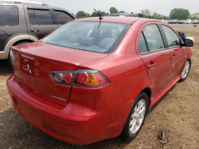 JA32U2FU6BU018628 - 2011 MITSUBISHI LANCER ES/ES SPORT RED photo 3