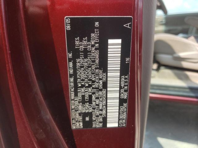 5TBRU34196S456982 - 2006 TOYOTA TUNDRA ACCESS CAB SR5 RED photo 12