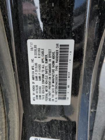 1HGCT2B82HA006974 - 2017 HONDA ACCORD EXL BLACK photo 12