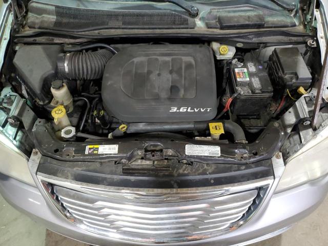 2C4RC1CG8DR596841 - 2013 CHRYSLER TOWN & COU TOURING L SILVER photo 12