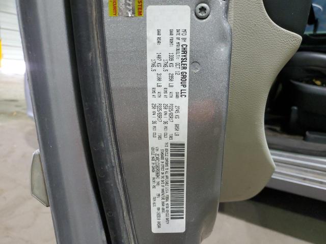 2C4RC1CG8DR596841 - 2013 CHRYSLER TOWN & COU TOURING L SILVER photo 13