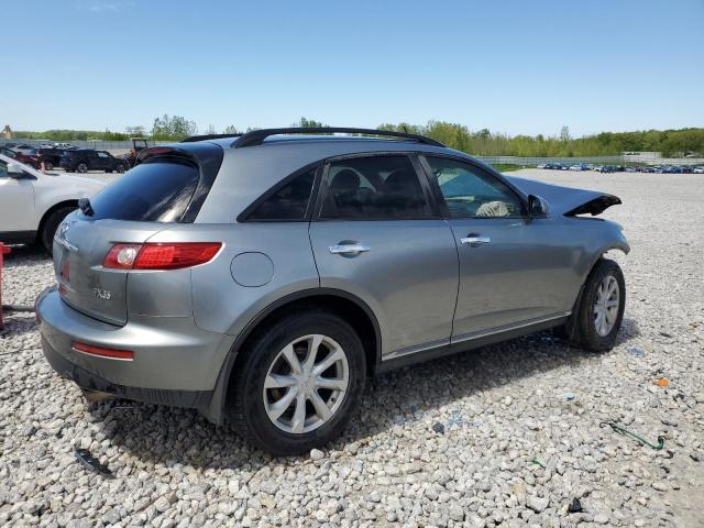 JNRAS08W56X200959 - 2006 INFINITI FX35 SILVER photo 3