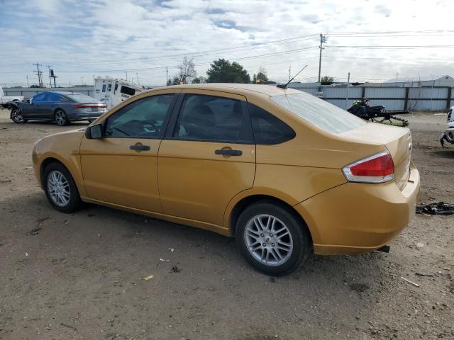 1FAHP35N89W150233 - 2009 FORD FOCUS SE YELLOW photo 2