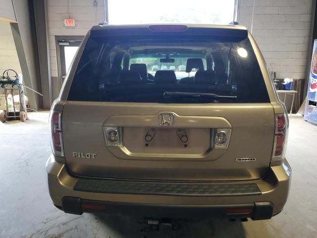 5FNYF18567B006422 - 2007 HONDA PILOT EXL BEIGE photo 6