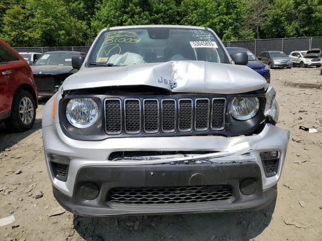 ZACNJDAB7MPN36936 - 2021 JEEP RENEGADE SPORT SILVER photo 5