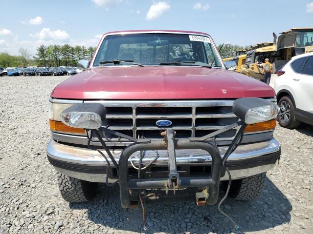 1FTHX26F3SKB42193 - 1995 FORD F250 MAROON photo 5