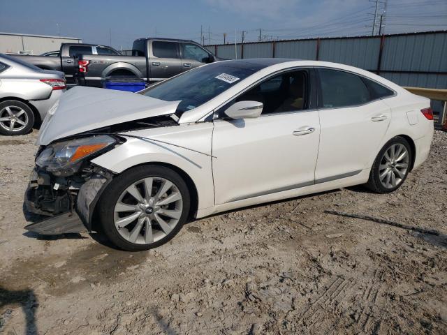 KMHFH4JG2CA156704 - 2012 HYUNDAI AZERA GLS WHITE photo 1