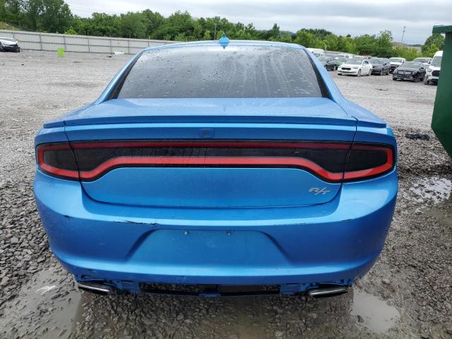 2C3CDXCT3FH858054 - 2015 DODGE CHARGER R/T BLUE photo 6