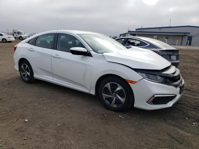 2HGFC2F66MH553702 - 2021 HONDA CIVIC LX WHITE photo 4