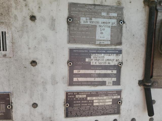 1UYVS2536AM092712 - 2010 UTILITY TRAILER WHITE photo 10