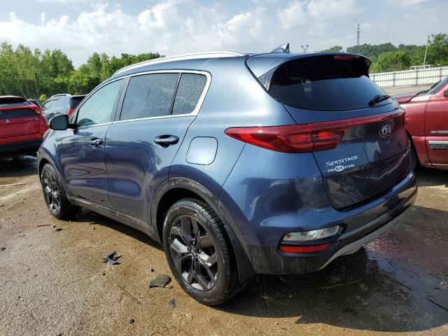 KNDP63AC1M7906131 - 2021 KIA SPORTAGE S BLUE photo 2