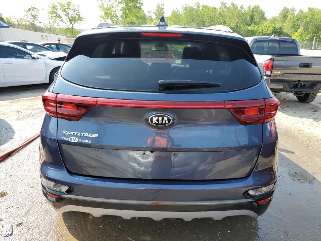 KNDP63AC1M7906131 - 2021 KIA SPORTAGE S BLUE photo 6