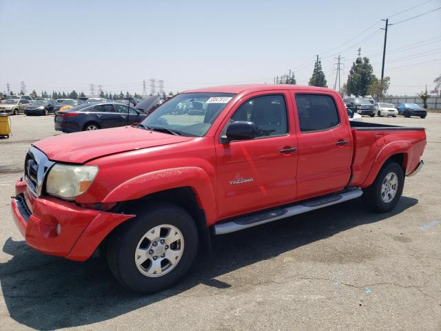 3TMKU72N48M016418 - 2008 TOYOTA TACOMA DOUBLE CAB PRERUNNER LONG BED RED photo 1