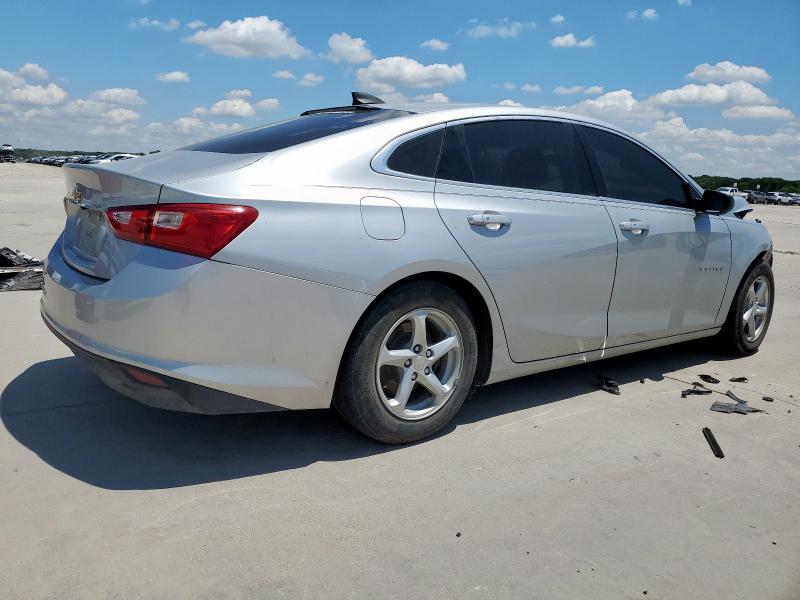 1G1ZB5ST2JF177646 - 2018 CHEVROLET MALIBU LS ვერცხლისფერი ფოტო 3