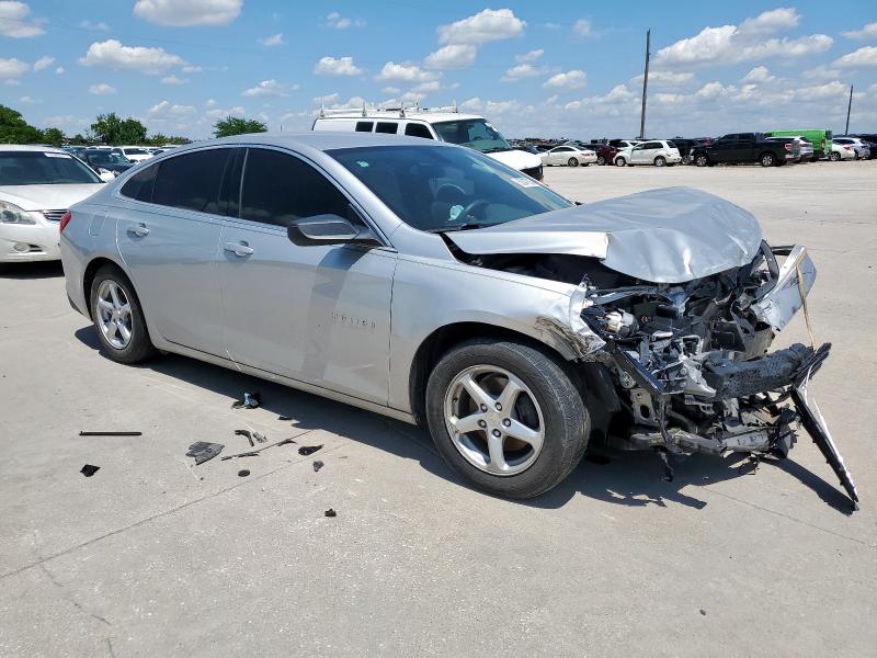 1G1ZB5ST2JF177646 - 2018 CHEVROLET MALIBU LS ვერცხლისფერი ფოტო 4