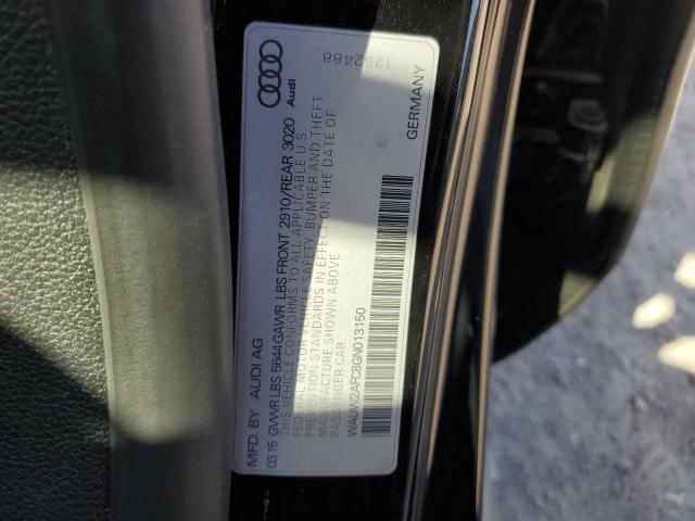 WAUW2AFC8GN013150 - 2016 AUDI S7 PRESTIGE BLACK photo 12