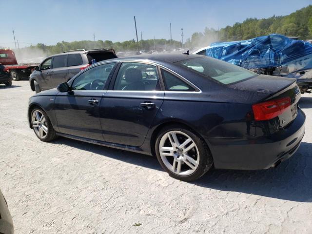 WAUFGAFC4FN032889 - 2015 AUDI A6 PREMIUM PLUS BLUE photo 2