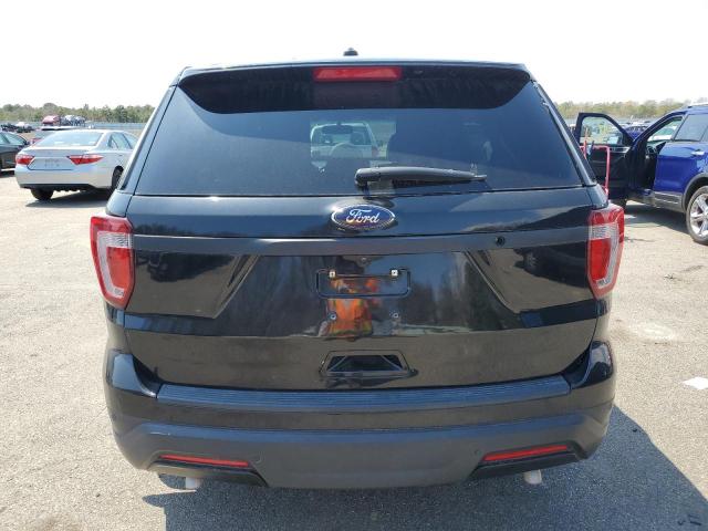 1FM5K8AR3JGC17753 - 2018 FORD EXPLORER POLICE INTERCEPTOR أسود صورة 6