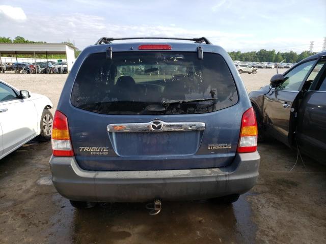 4F2YU061X1KM16554 - 2001 MAZDA TRIBUTE DX BLUE photo 6