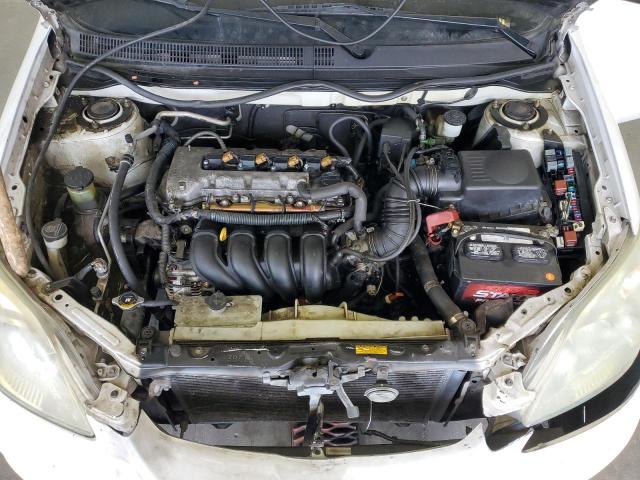 2T1KR32E54C247518 - 2004 TOYOTA COROLLA MA XR WHITE photo 11