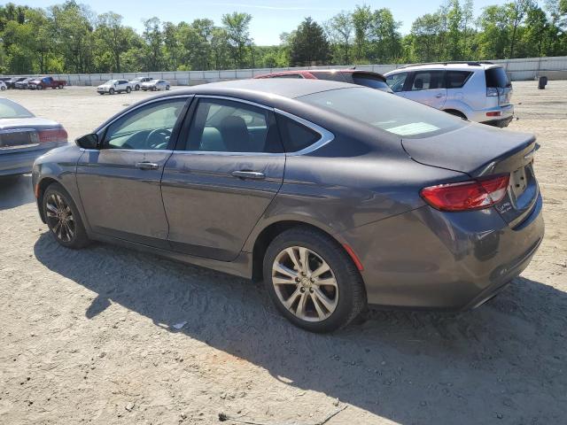 1C3CCCAG1GN143915 - 2016 CHRYSLER 200 LIMITED GRAY photo 2