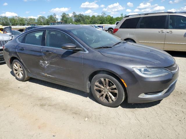 1C3CCCAG1GN143915 - 2016 CHRYSLER 200 LIMITED GRAY photo 4