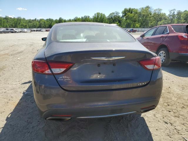 1C3CCCAG1GN143915 - 2016 CHRYSLER 200 LIMITED GRAY photo 6