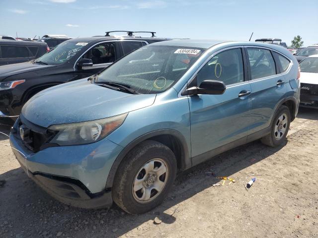 2HKRM3H39EH516363 - 2014 HONDA CR-V LX BLUE photo 1