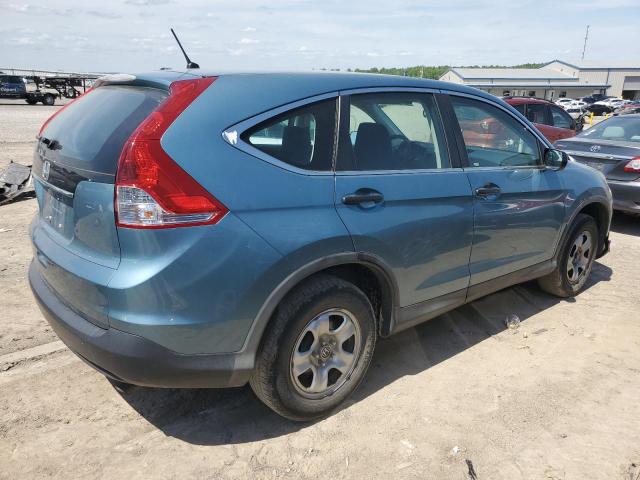 2HKRM3H39EH516363 - 2014 HONDA CR-V LX BLUE photo 3