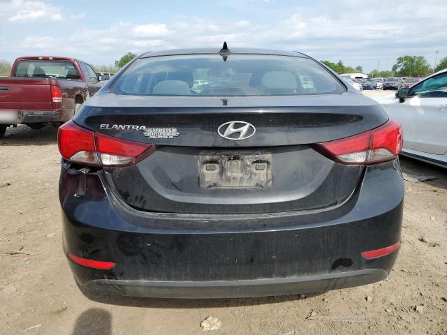 5NPDH4AE5FH603825 - 2015 HYUNDAI ELANTRA SE BLACK photo 6