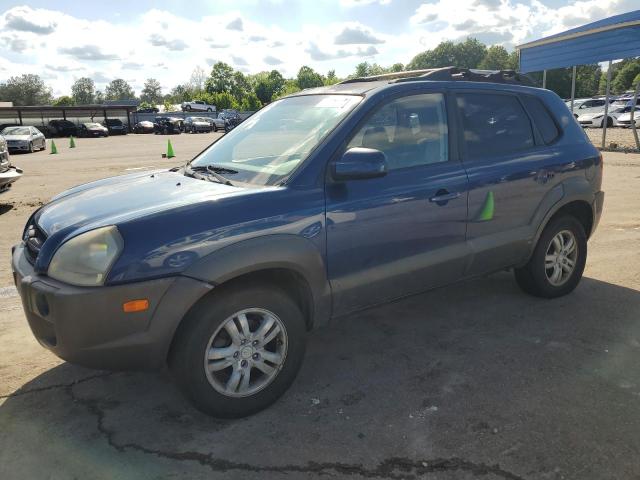 KM8JN12D76U319436 - 2006 HYUNDAI TUCSON GLS BLUE photo 1