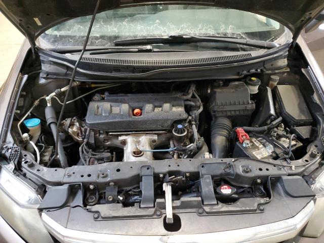 2HGFB2E43CH046421 - 2012 HONDA CIVIC LX GRAY photo 11