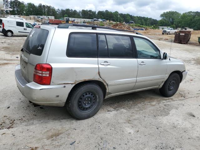 JTEGD21A730052327 - 2003 TOYOTA HIGHLANDER SILVER photo 3