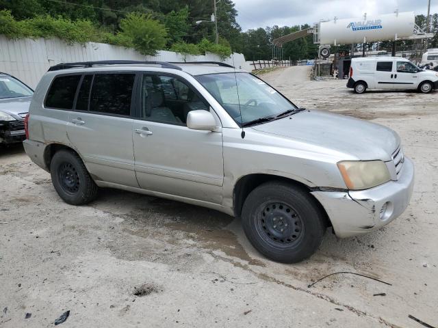 JTEGD21A730052327 - 2003 TOYOTA HIGHLANDER SILVER photo 4