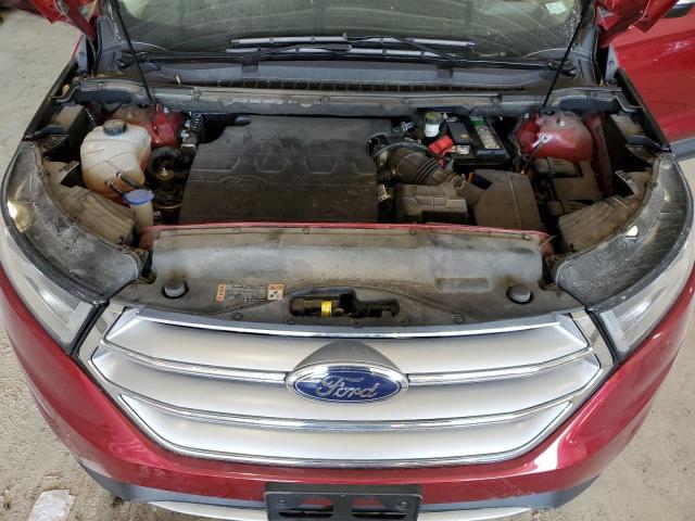 2FMPK3J84JBB19096 - 2018 FORD EDGE SEL BURGUNDY photo 11