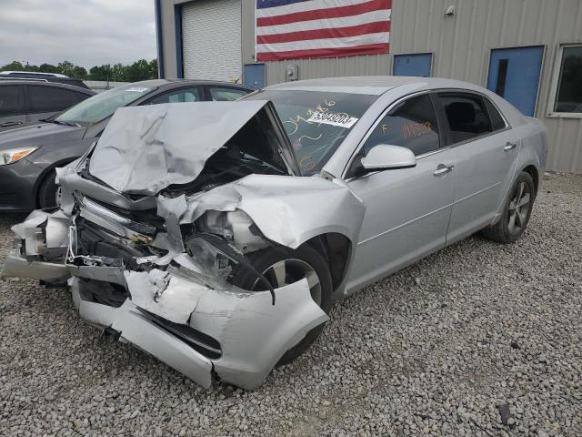 1G1ZC5EUXCF304986 - 2012 CHEVROLET MALIBU 1LT SILVER photo 1