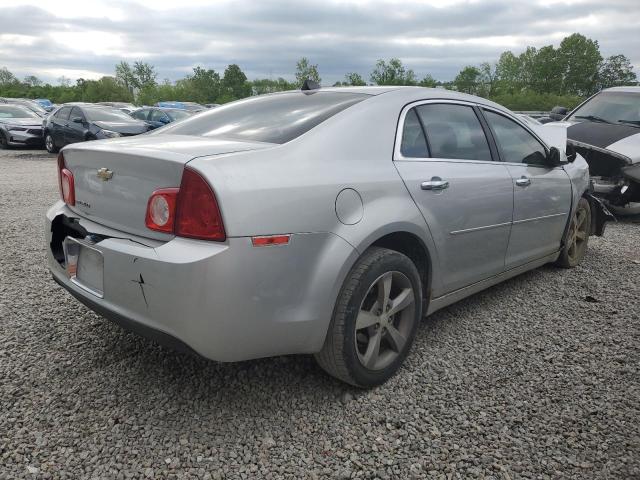 1G1ZC5EUXCF304986 - 2012 CHEVROLET MALIBU 1LT SILVER photo 3