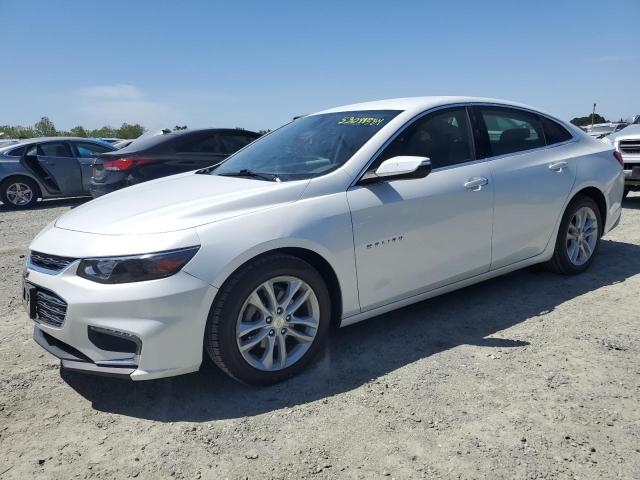 1G1ZE5ST5GF195803 - 2016 CHEVROLET MALIBU LT WHITE photo 1