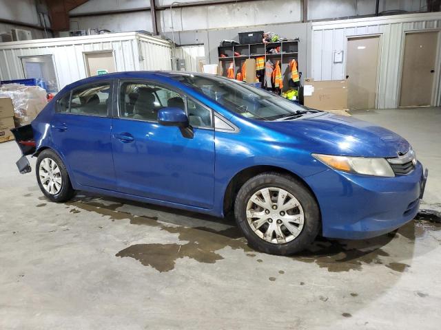 19XFB2F57CE341345 - 2012 HONDA CIVIC LX ლურჯი ფოტო 4