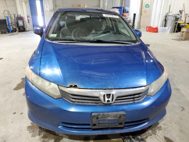 19XFB2F57CE341345 - 2012 HONDA CIVIC LX ლურჯი ფოტო 5