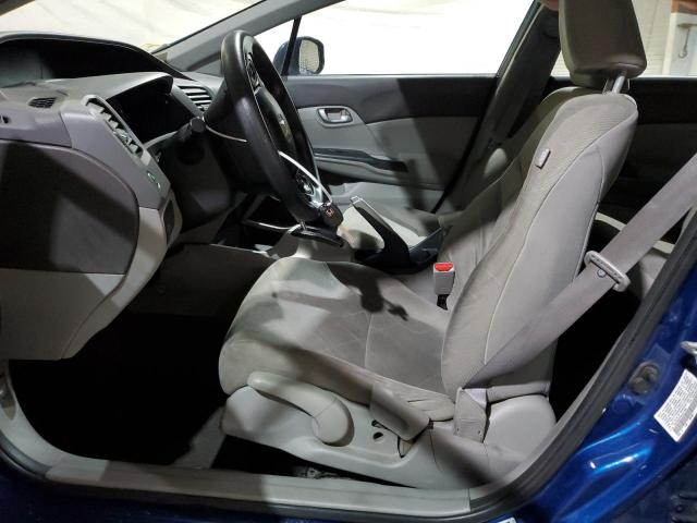 19XFB2F57CE341345 - 2012 HONDA CIVIC LX ლურჯი ფოტო 7