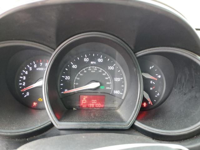 KNADM4A33E6400173 - 2014 KIA RIO LX RED photo 9