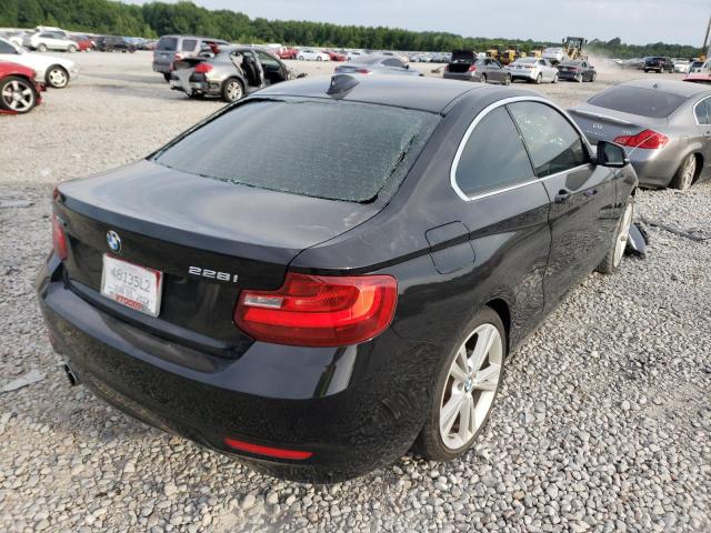 WBA1G9C55FVX96569 - 2015 BMW 228 XI SULEV BLACK photo 4