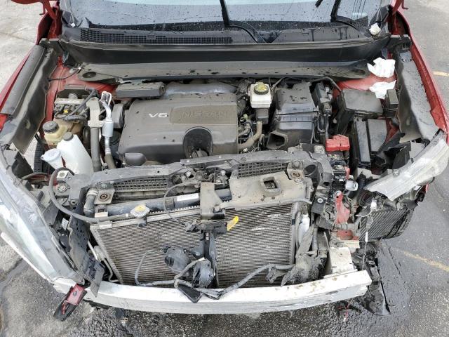 5N1DR2MN9JC610113 - 2018 NISSAN PATHFINDER S RED photo 11