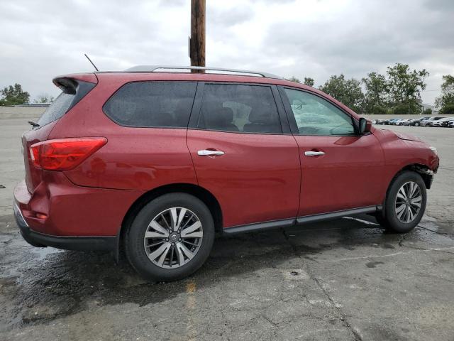 5N1DR2MN9JC610113 - 2018 NISSAN PATHFINDER S RED photo 3